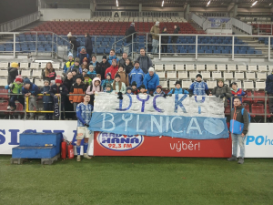 Ligový zápas v Olomouci - nástup s hráči